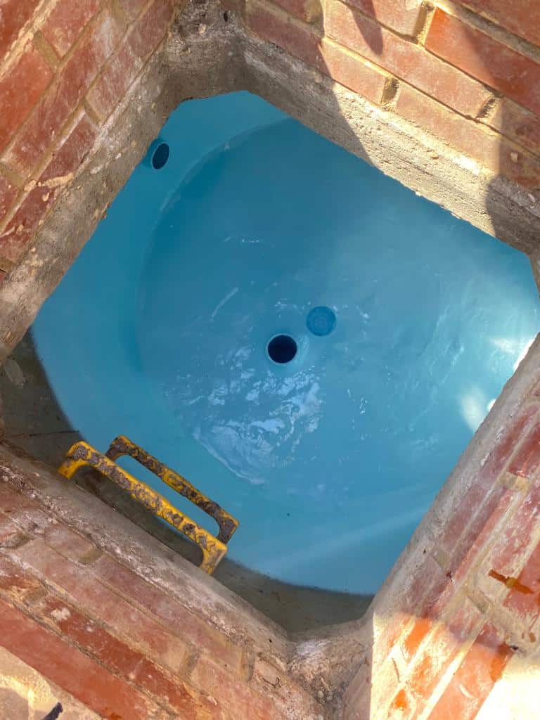 Photograph from the Epoxy Coating for Buried Concrete Manholes project delivered by UCL Ltd