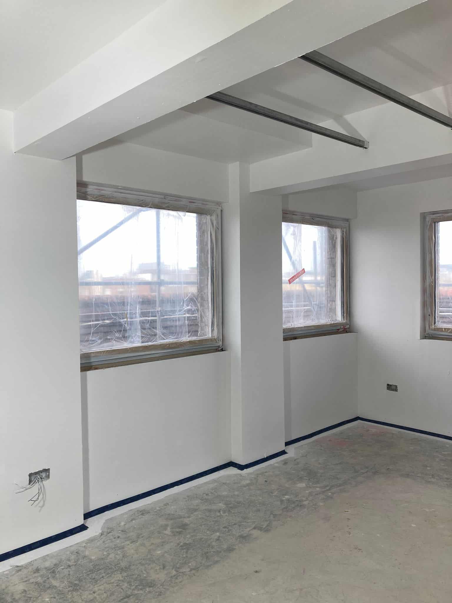 Photograph from the The First-Ever Airtight Retrofit in the UK project delivered by UCL Ltd